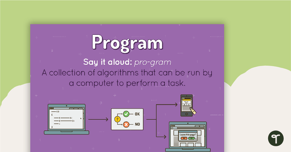 Go to Program Poster teaching resource