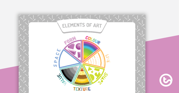 Go to Art Elements Poster teaching resource