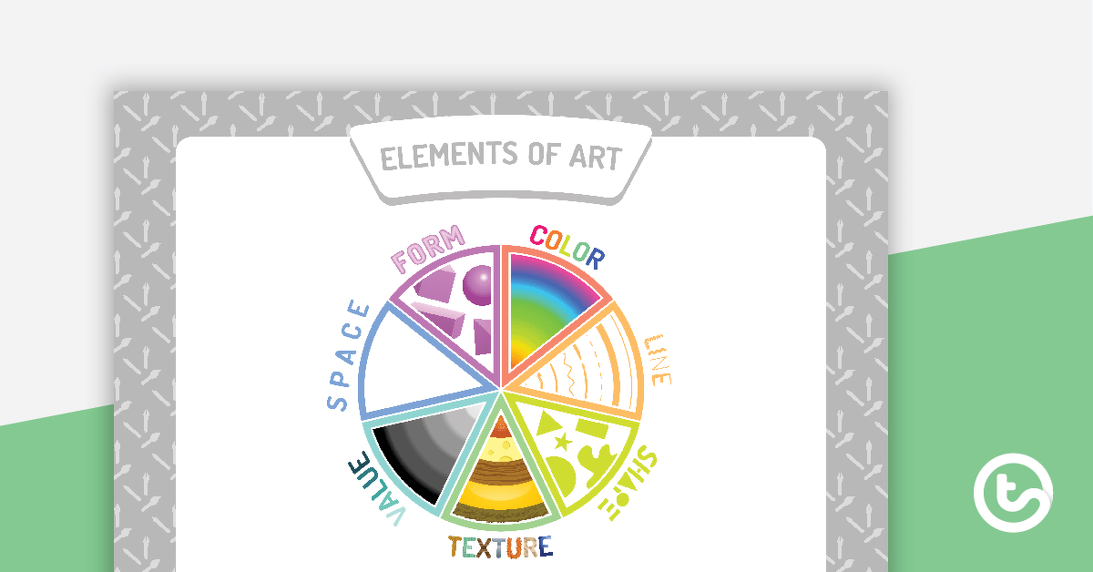 Visual Art Elements Poster teaching resource