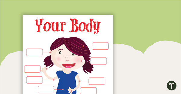 Body Labeling Activity - Colour teaching resource