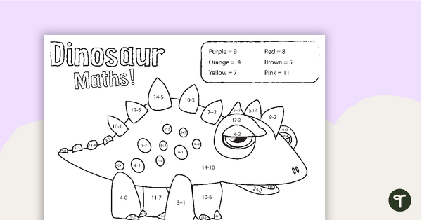Preview image for Dinosaur Maths - Addition & Subtraction - V2 - teaching resource
