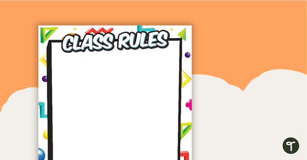 Go to Retro - Class Rules teaching resource