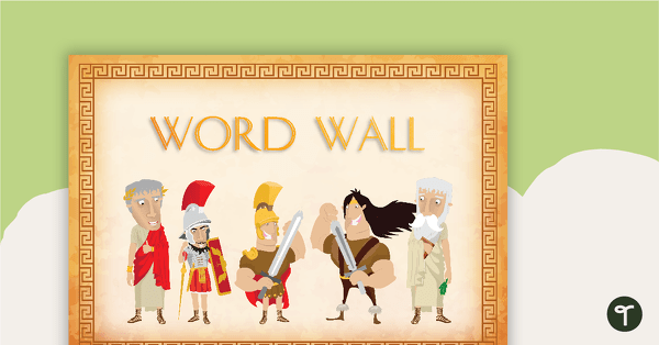 Go to Ancient Rome - Word Wall Vocabulary teaching resource