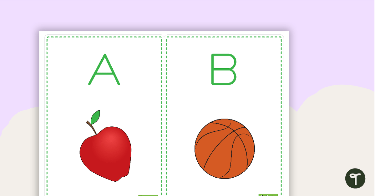 A-Z Picture Flashcards (Upper Case) teaching resource