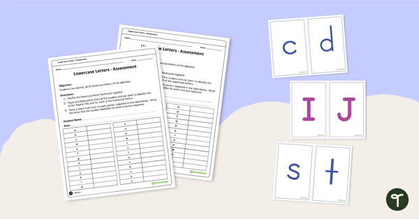 Image of Phonics Assessment - Uppercase and Lowercase Letters
