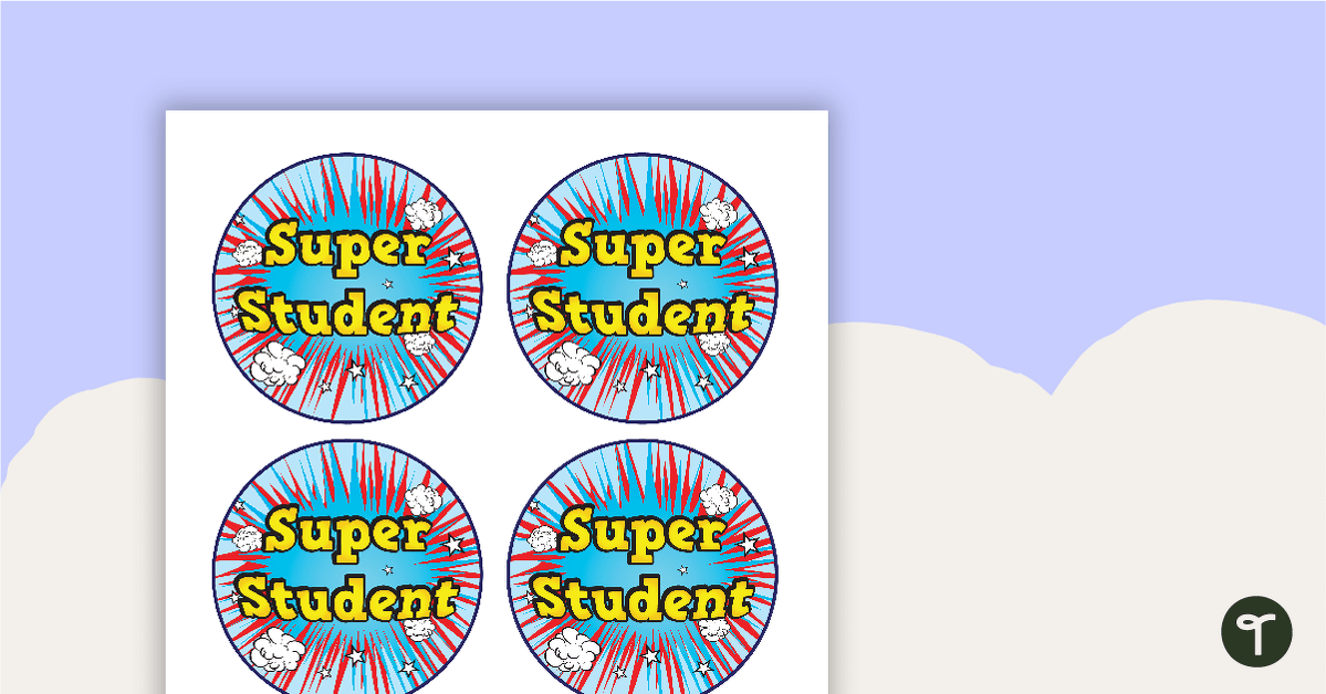 Super Star! Badges at Lakeshore Learning
