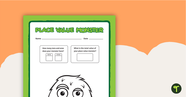 Place Value Monster teaching resource