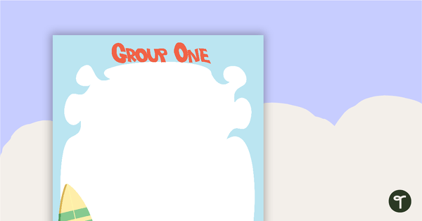 Go to Surf's Up - Grouping Posters teaching resource