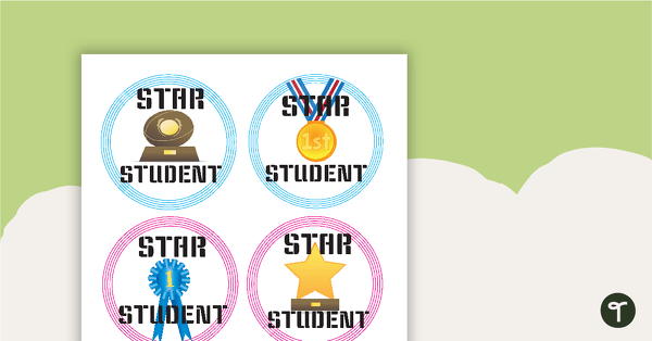 Go to Rugby Theme - Star Student Badges teaching resource