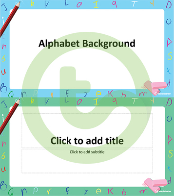 Go to Alphabet – PowerPoint Template teaching resource