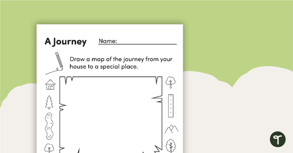 Mapping a Journey – Worksheet teaching resource