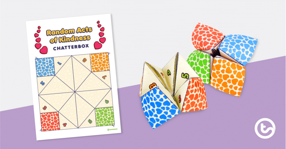 Random Acts of Kindness Chatterbox teaching resource