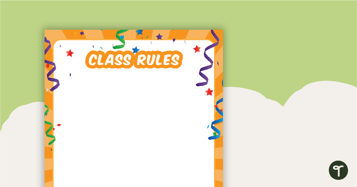 Champions - Class Rules teaching resource