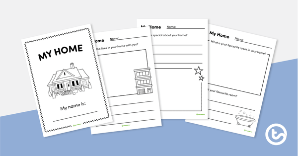 My Home – Worksheets teaching resource