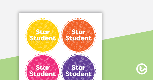Go to Emoji - Star Student Badges teaching resource