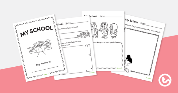 Preview image for My School – Worksheets - teaching resource