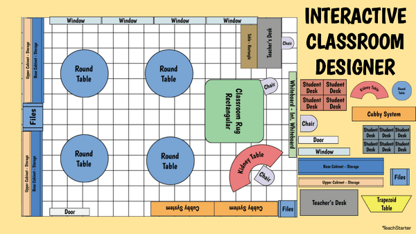 Interactive Classroom Layout Maker teaching resource