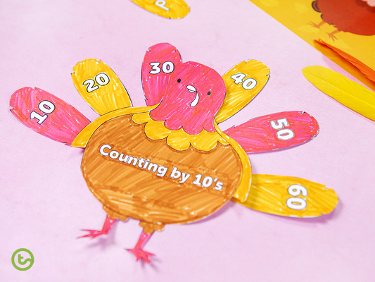 Thanksgiving Crafts – ABC and 123 Turkeys teaching resource