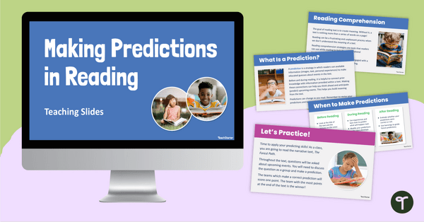 Go to Making Predictions PowerPoint teaching resource