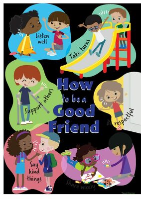 How to Be a Good Friend Poster teaching resource