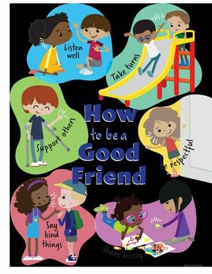 How to Be a Good Friend Poster teaching resource
