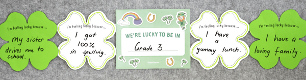 We're So Lucky Clover Chain Activity teaching resource