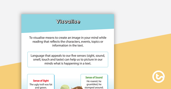Visualise Poster teaching resource