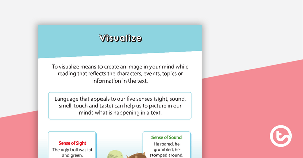 Visualize Poster teaching resource