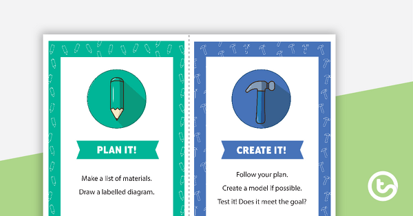 STEM - Engineering Process Poster Pack teaching resource