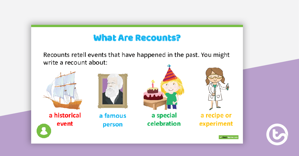 Introduction to Personal Recounts PowerPoint teaching resource