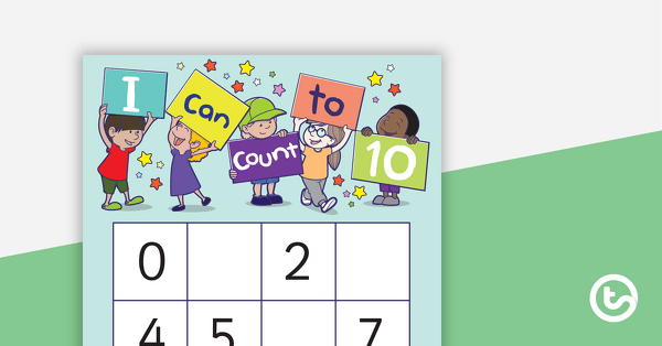 I Can Count To Ten Activity teaching resource