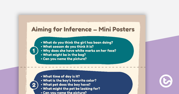 Inferencing With Pictures Digital Activity teaching resource