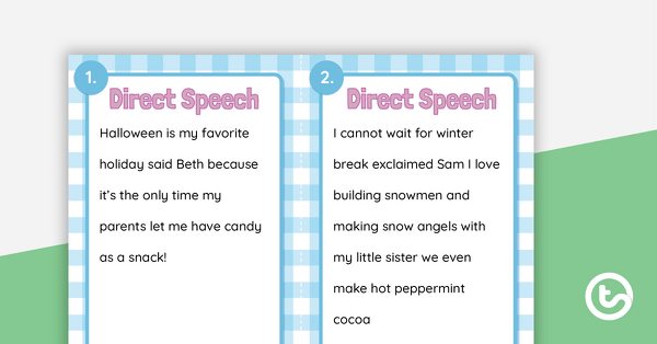 Using Quotation Marks - Task Cards teaching resource