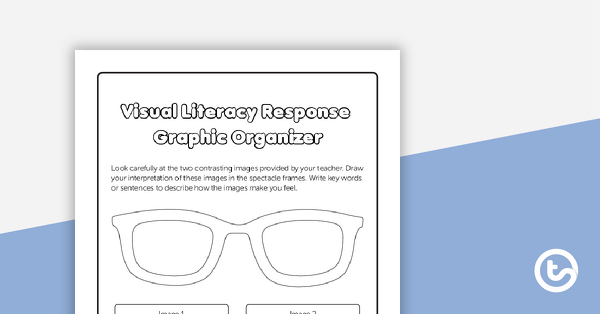 Visual Literacy Graphic Organizer Set teaching resource